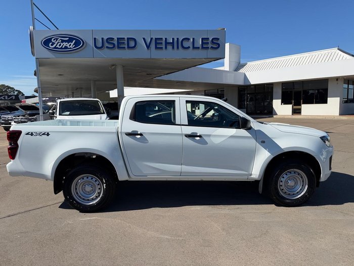 2025 Isuzu D-MAX SX MY24 4X4 Dual Range Mineral White