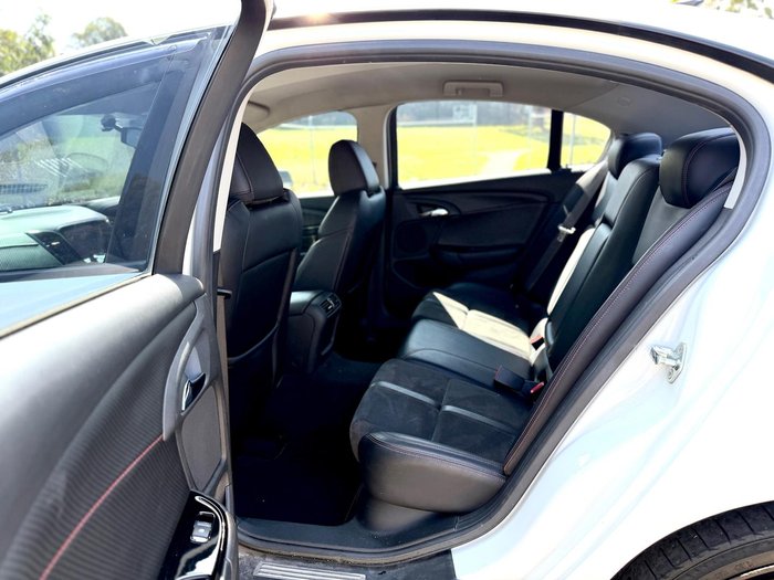 2016 Holden Commodore SV6 Black VF Series II MY16 Heron White