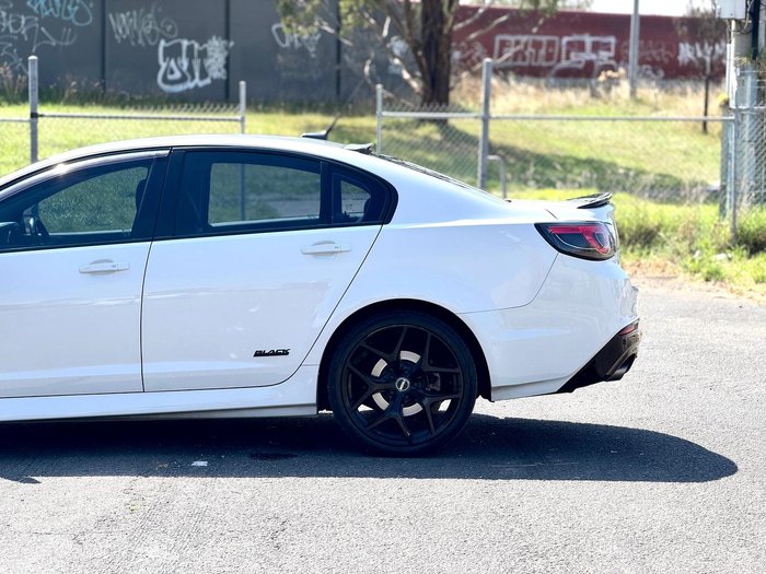 2016 Holden Commodore SV6 Black VF Series II MY16 Heron White