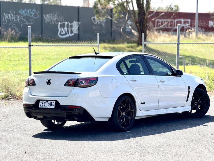 2016 Holden Commodore SV6 Black VF Series II MY16 Heron White