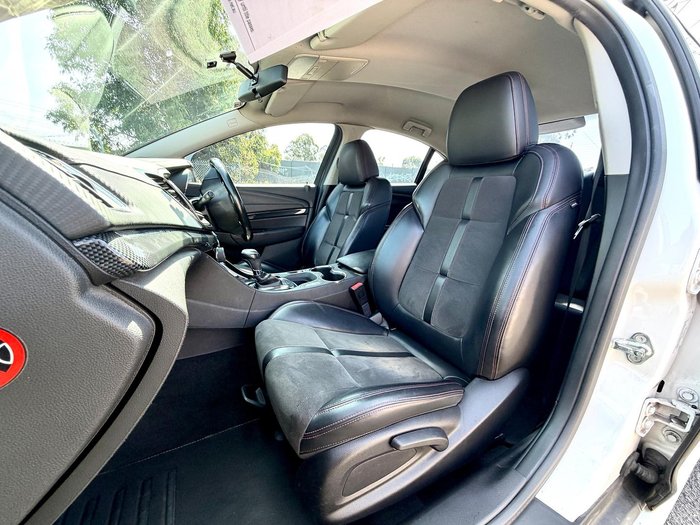 2016 Holden Commodore SV6 Black VF Series II MY16 Heron White