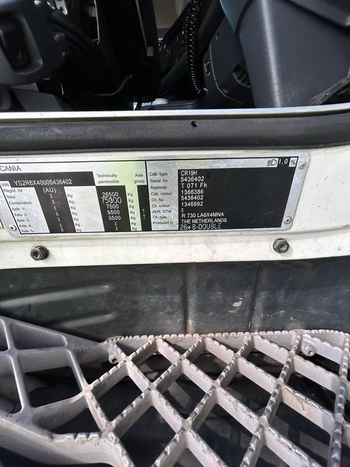 2017 Scania R Series R730 White