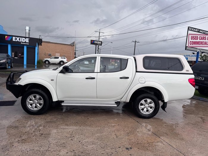 2013 Mitsubishi Triton GLX MN MY14 4X4 Dual Range White