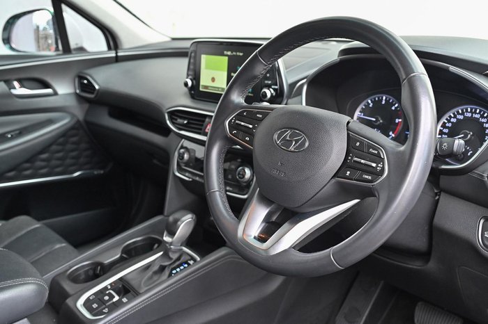 2018 Hyundai Santa Fe Elite TM MY19 4X4 On Demand White Cream