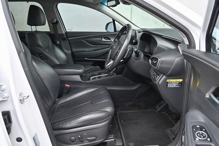 2018 Hyundai Santa Fe Elite TM MY19 4X4 On Demand White Cream
