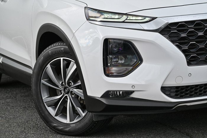 2018 Hyundai Santa Fe Elite TM MY19 4X4 On Demand White Cream