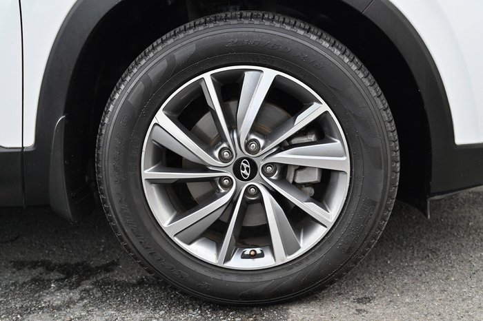 2018 Hyundai Santa Fe Elite TM MY19 4X4 On Demand White Cream