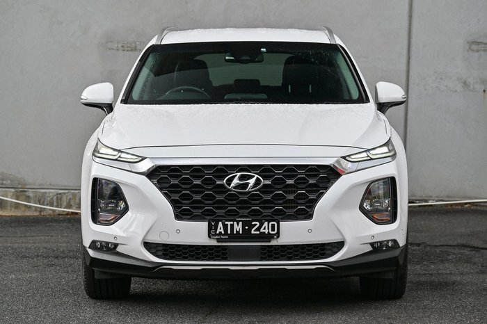 2018 Hyundai Santa Fe Elite TM MY19 4X4 On Demand White Cream