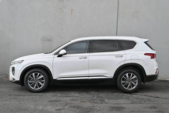 2018 Hyundai Santa Fe Elite TM MY19 4X4 On Demand White Cream