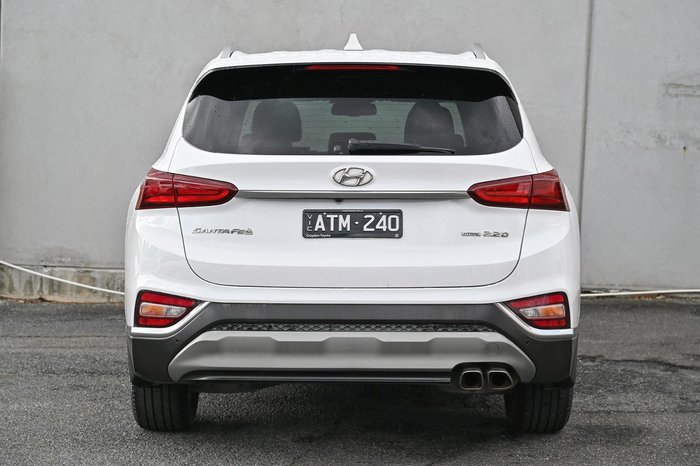 2018 Hyundai Santa Fe Elite TM MY19 4X4 On Demand White Cream