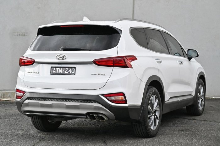 2018 Hyundai Santa Fe Elite TM MY19 4X4 On Demand White Cream