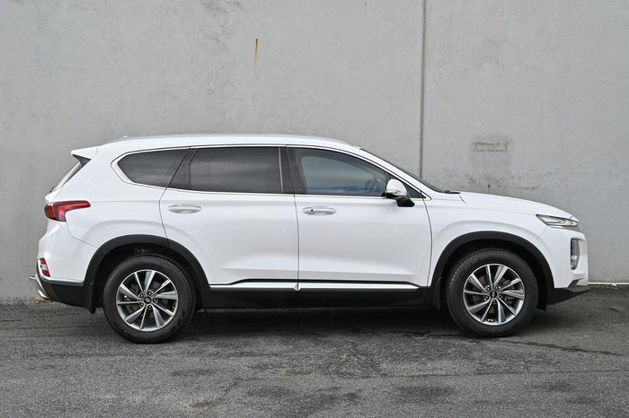 2018 Hyundai Santa Fe Elite TM MY19 4X4 On Demand White Cream