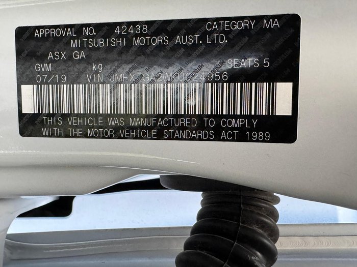 2019 Mitsubishi ASX Black Edition