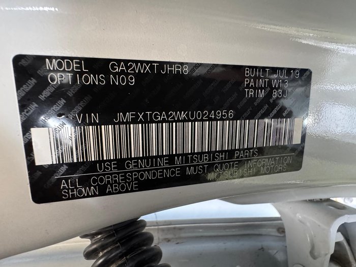 2019 Mitsubishi ASX Black Edition