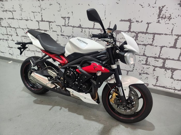 2016 Triumph Street Triple R ABS Street Triple White