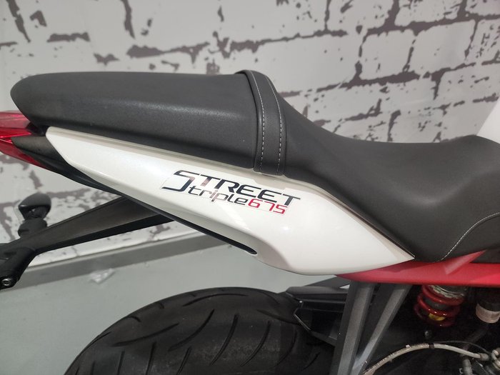 2016 Triumph Street Triple R ABS Street Triple White