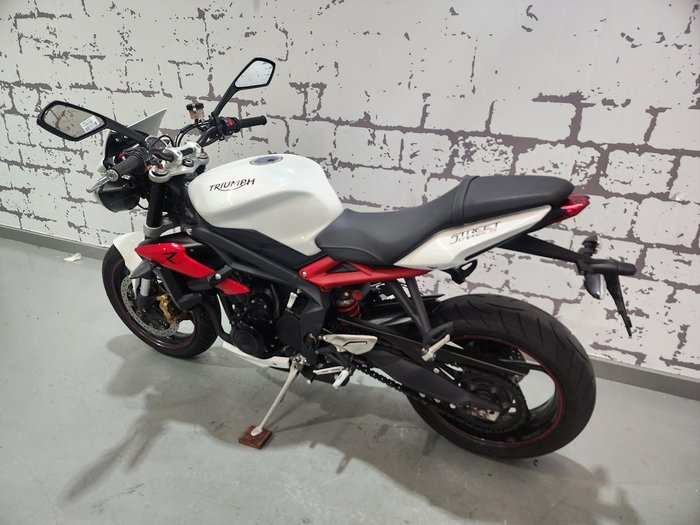 2016 Triumph Street Triple R ABS Street Triple White