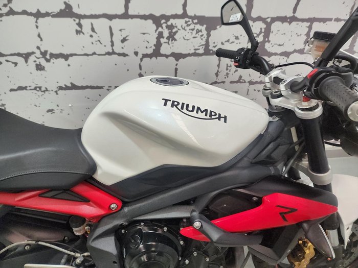 2016 Triumph Street Triple R ABS Street Triple White