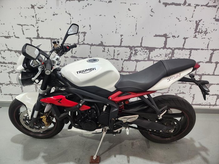 2016 Triumph Street Triple R ABS Street Triple White