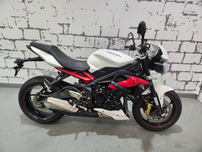 2016 Triumph Street Triple R ABS Street Triple White