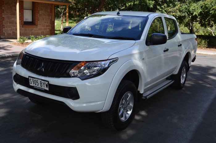2018 Mitsubishi Triton GLX+ MQ MY18 4X4 Dual Range White