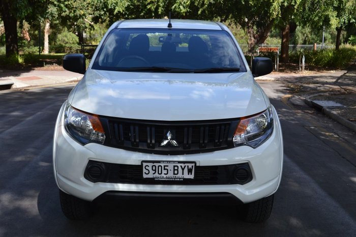 2018 Mitsubishi Triton GLX+ MQ MY18 4X4 Dual Range White