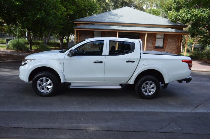 2018 Mitsubishi Triton GLX+ MQ MY18 4X4 Dual Range White
