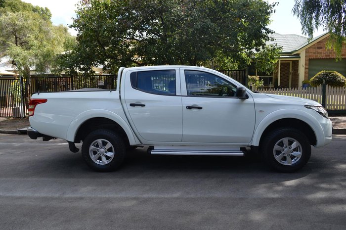 2018 Mitsubishi Triton GLX+ MQ MY18 4X4 Dual Range White
