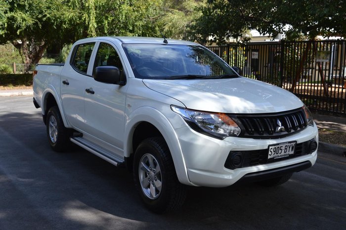 2018 Mitsubishi Triton GLX+ MQ MY18 4X4 Dual Range White