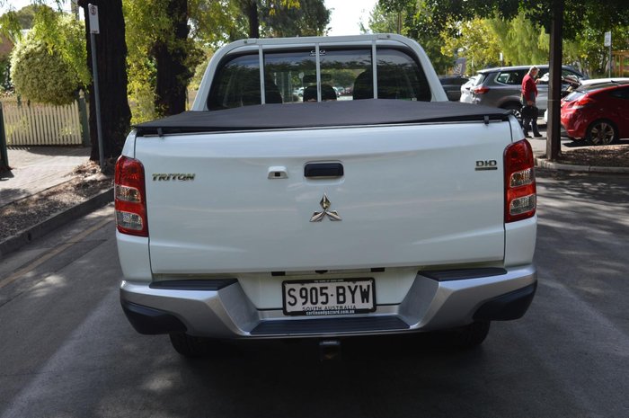 2018 Mitsubishi Triton GLX+ MQ MY18 4X4 Dual Range White