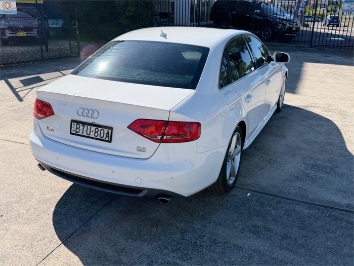 2010 AUDI A4 3.2 FSI QUATTRO B8 (8K) MY11 White