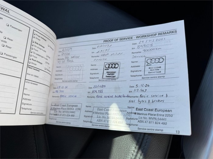 2010 AUDI A4 3.2 FSI QUATTRO B8 (8K) MY11 White