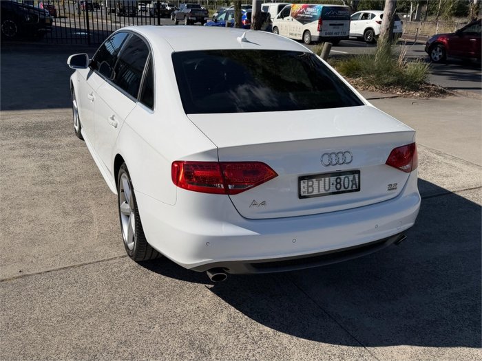 2010 AUDI A4 3.2 FSI QUATTRO B8 (8K) MY11 White