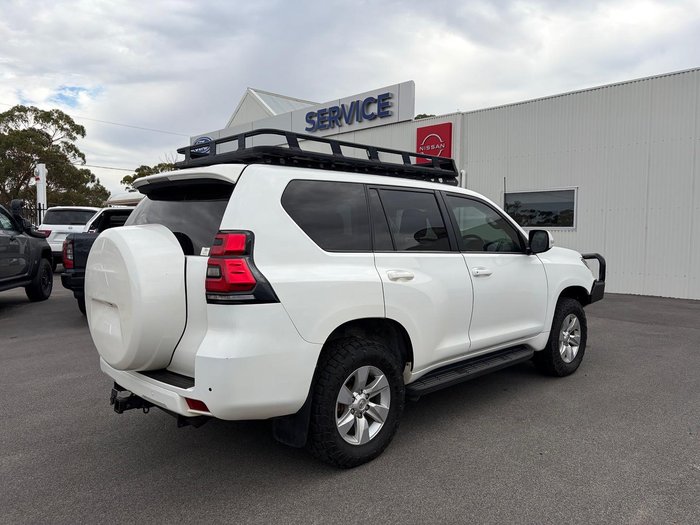 2018 Toyota Landcruiser Prado GX GDJ150R 4X4 Dual Range Glacier White