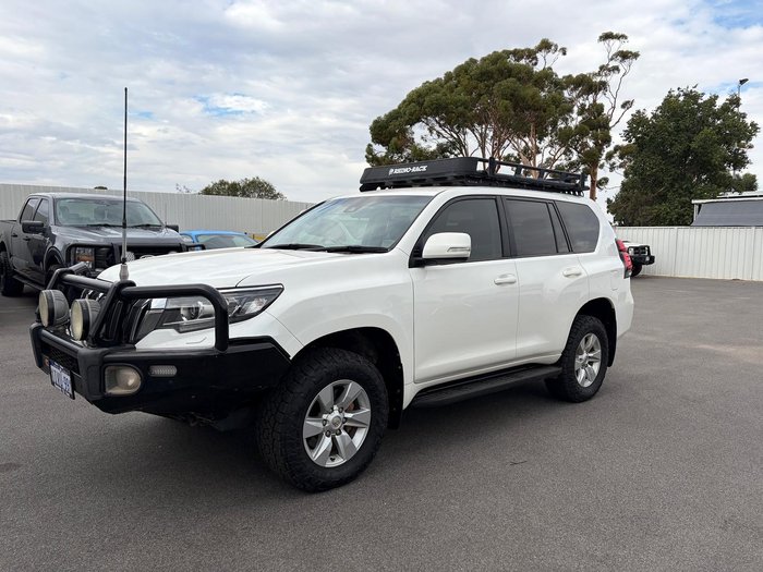 2018 Toyota Landcruiser Prado GX GDJ150R 4X4 Dual Range Glacier White