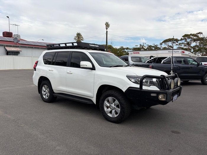 2018 Toyota Landcruiser Prado GX GDJ150R 4X4 Dual Range Glacier White
