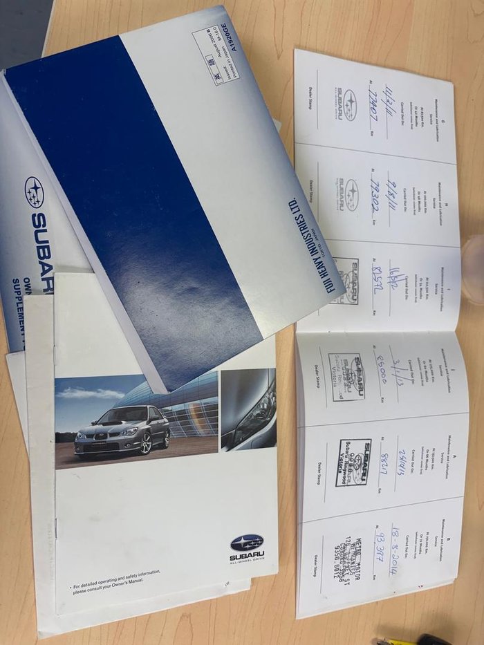 2007 Subaru Impreza RV S MY07 AWD Pure White