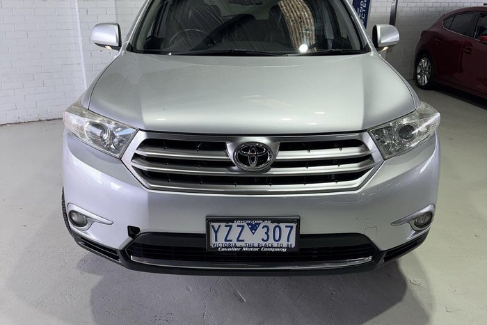 2012 Toyota Kluger Grande GSU45R MY12 AWD Silver Pearl