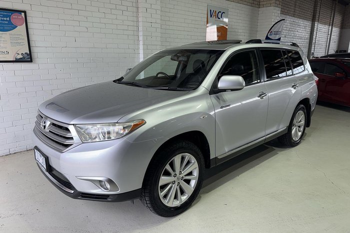 2012 Toyota Kluger Grande GSU45R MY12 AWD Silver Pearl