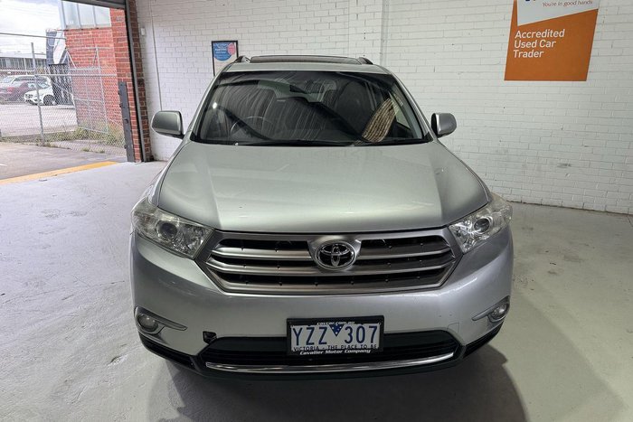 2012 Toyota Kluger Grande GSU45R MY12 AWD Silver Pearl