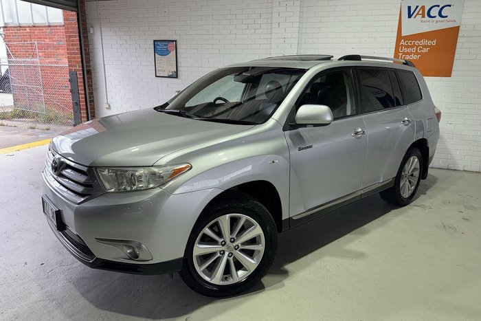 2012 Toyota Kluger Grande GSU45R MY12 AWD Silver Pearl