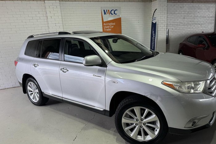 2012 Toyota Kluger Grande GSU45R MY12 AWD Silver Pearl