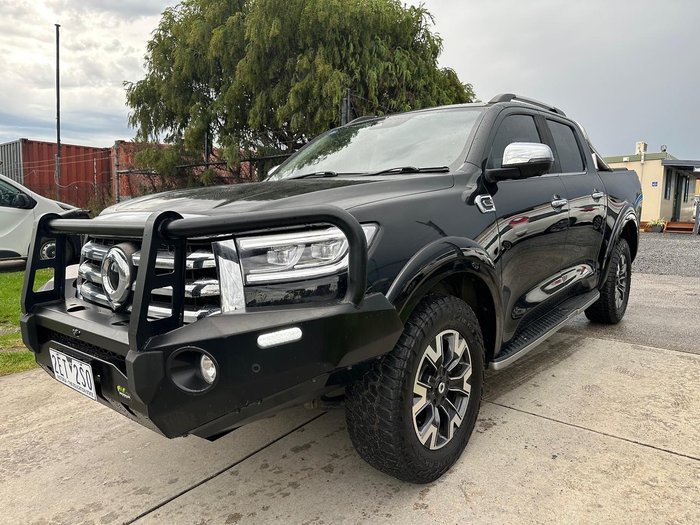 2022 GWM Ute Cannon-L NPW 4X4 Dual Range Crystal Black