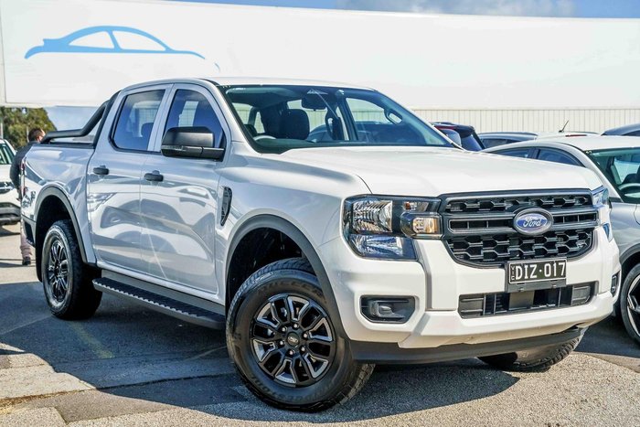 2024 Ford Ranger Black Edition MY24.50 4X4 Dual Range Arctic White
