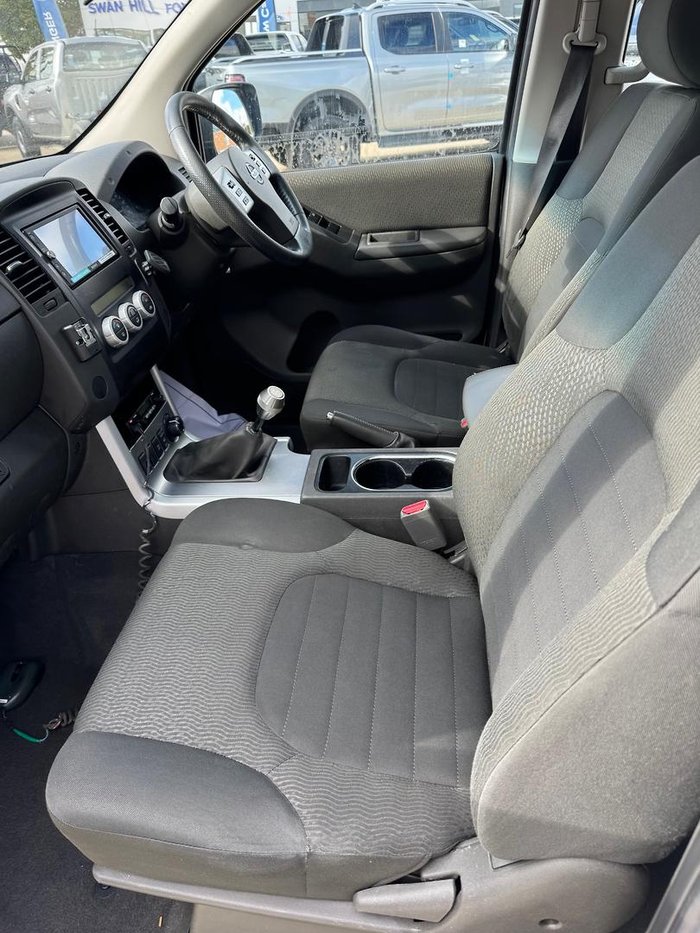 2013 Nissan Navara ST D40 Series 6 4X4 Dual Range Arctic White