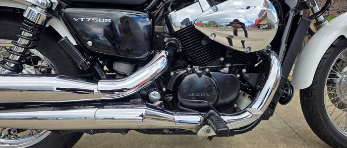 2010 Honda VT750S WHITE