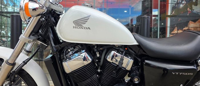 2010 Honda VT750S WHITE
