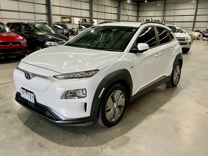 2019 Hyundai Kona Electric Elite OS.3 MY19 Chalk White