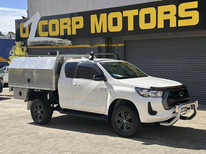 2023 Toyota Hilux SR Hi-Rider GUN136R 4x2 Glacier White