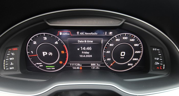 2016 Audi Q7 TDI 4M MY17 Four Wheel Drive Ink Blue